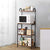 The wooden & Metal Storage Shelf Rack (4 Tier)