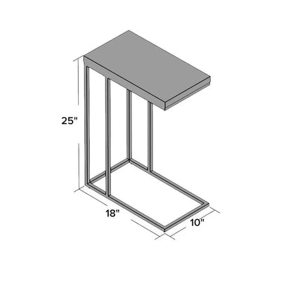 Joni Genre Stainless Steel Living Lounge Side Coffee Table