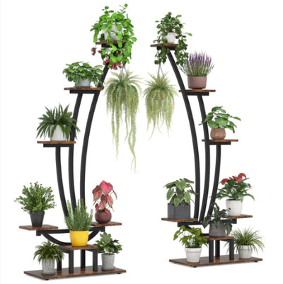 ARA Curved Plant Shelve Rack Decor