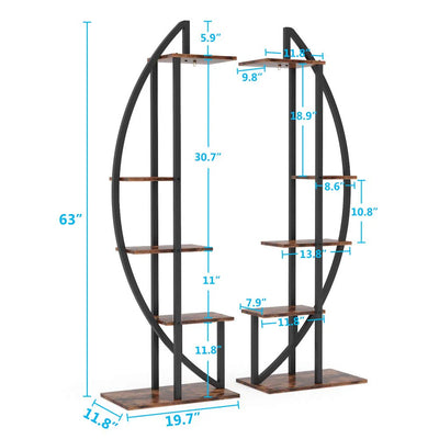 Bonsai Plant Rack Organizer Decor