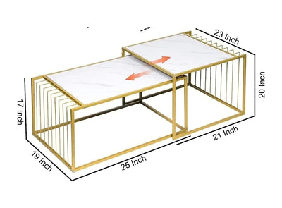 Shin Taro Center Coffee Nesting Tables