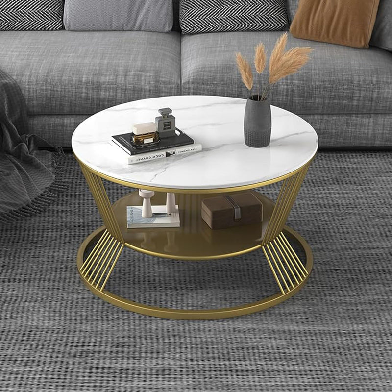 Afiya Round Coffee Table Living Lounge Center Table