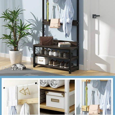 Modern Storage Cloth Shoe Coat Organizer Rack