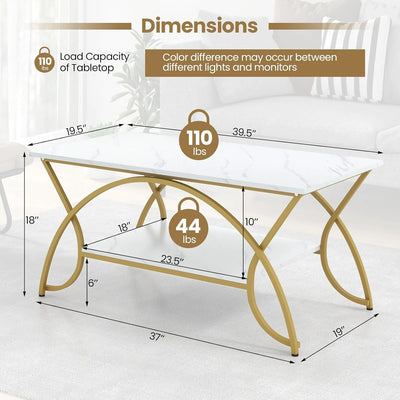 Casablanca Modern Rectangular Lounge Center Table