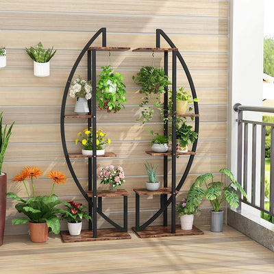 Bonsai Plant Rack Organizer Decor