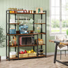 Wide Hutch Cabinet Microwave Stand Baker’s Kitchen Rack