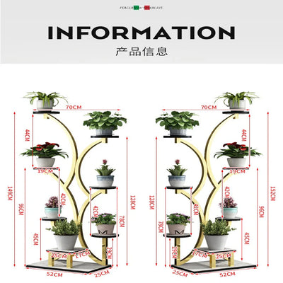 Fancy Wings Plant Shelve Rack Decor