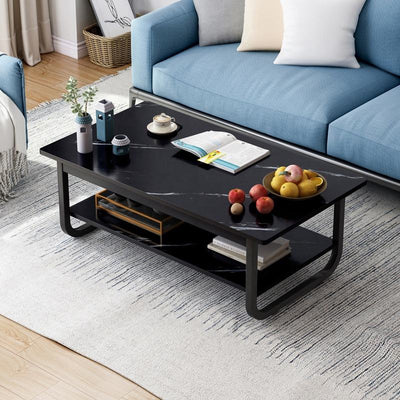 Luxury Tea Table Nordic Double Layered Modern Furniture