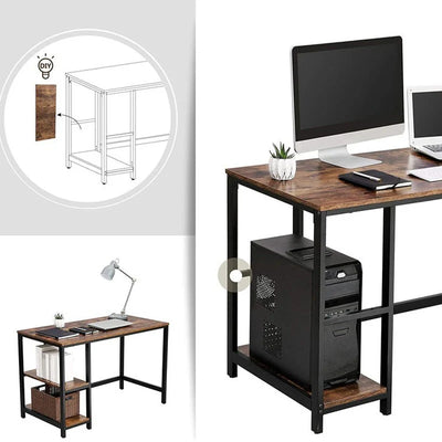 The Retro Home Office Workstation Writing Organizer Desk Table