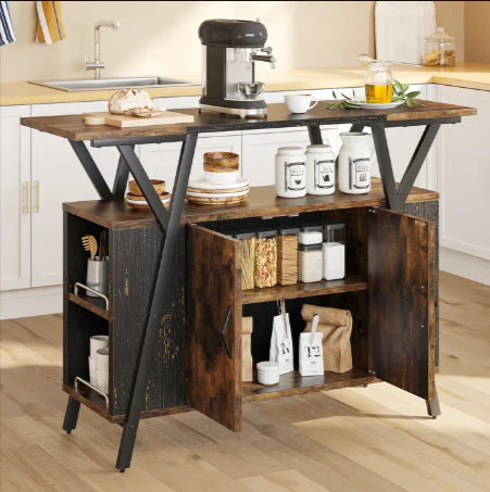 Linnean Kitchen Island Organizer Rack