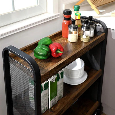 Tinzy Kitchen Trolley Cart Organizer Rack