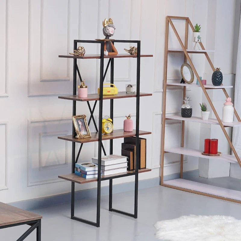 Lindos Bookcase Shelve Organizer Decor Rack