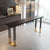 Feigned Living Lounge Counter Breakfast LED Console Table