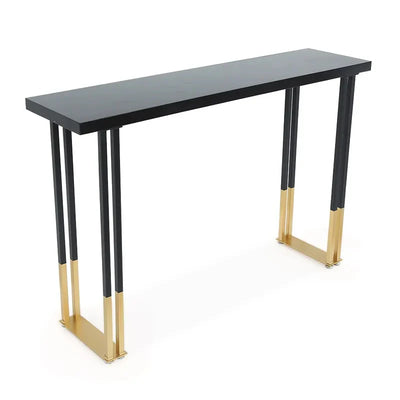 Feigned Living Lounge Counter Breakfast LED Console Table