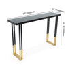 Feigned Living Lounge Counter Breakfast LED Console Table