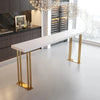 Feigned Living Lounge Counter Breakfast LED Console Table