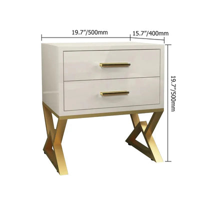 Nugatory Bedroom Lamp Organizer Drawer Side Table