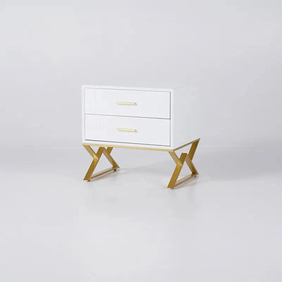 Nugatory Bedroom Lamp Organizer Drawer Side Table