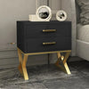 Nugatory Bedroom Lamp Organizer Drawer Side Table