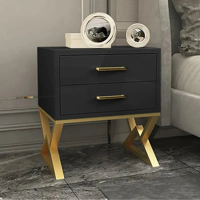 Nugatory Bedroom Lamp Organizer Drawer Side Table