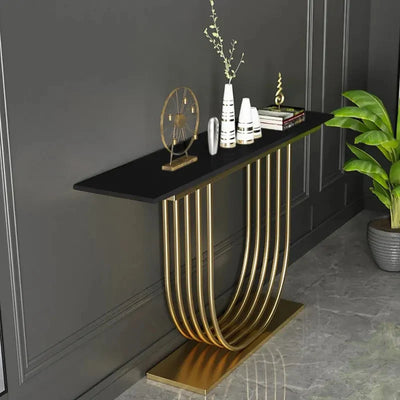 Convex Entry Way Console Organizer Table