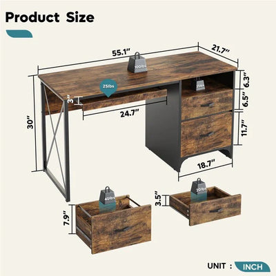 Labelle Living Room Office Work Station Desktop Table