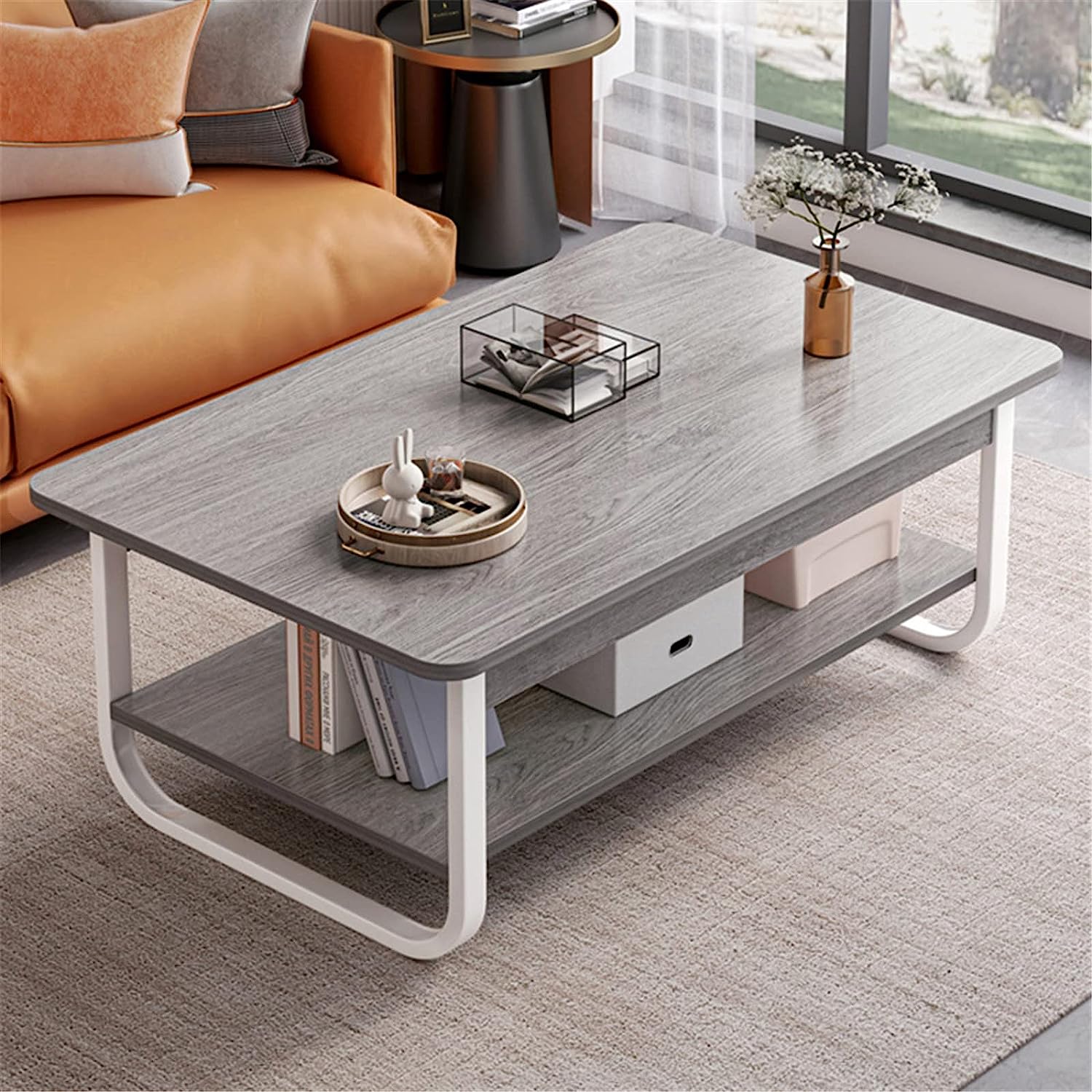 Luxury Tea Table Nordic Double Layered Modern Furniture