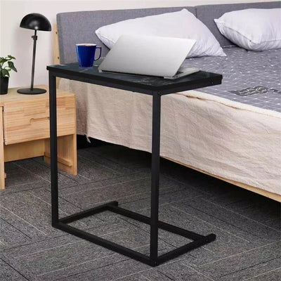 Straight Rectangle Bedside Laptop Office Table