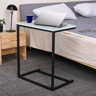 Straight Rectangle Bedside Laptop Office Table