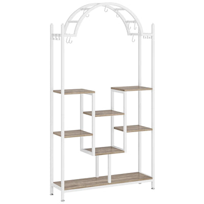 Arcola Flower Stands with Hanging Hooks Rack