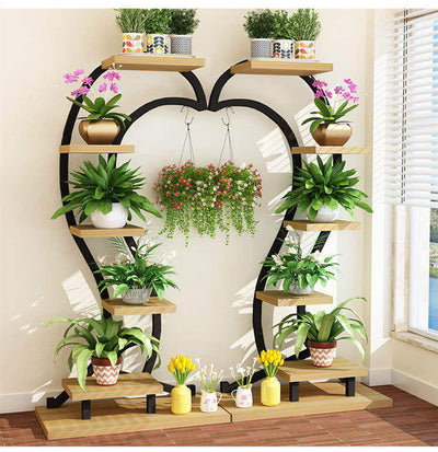 Heart Curved Plant Shelve Rack Decor