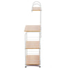 The wooden & Metal Storage Shelf Rack (4 Tier)