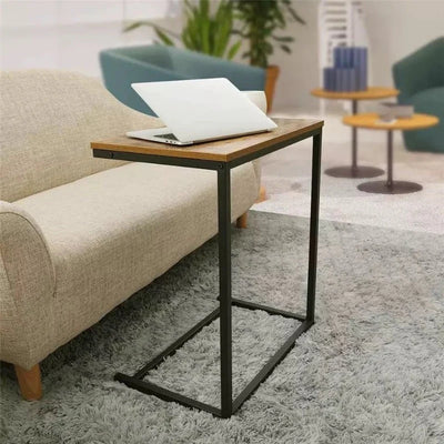 Straight Rectangle Bedside Laptop Office Table